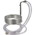 Stainless Steel Wort Chiller - 25 ft x 3/8 in. With Tubing