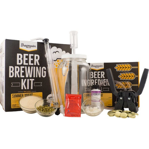 1 Gallon Homebrew Starter Kit with Summer Wheat Recipe
