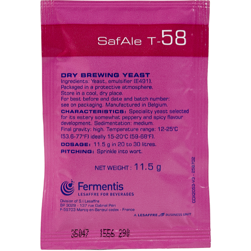 Fermentis SafAle T-58 Dry Yeast