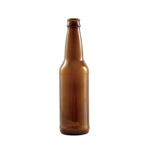 Beer Bottles - 12 oz Amber Longneck - Case of 24