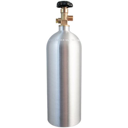 5 lb Aluminum CO2 Tank - New - CGA-320 Valve